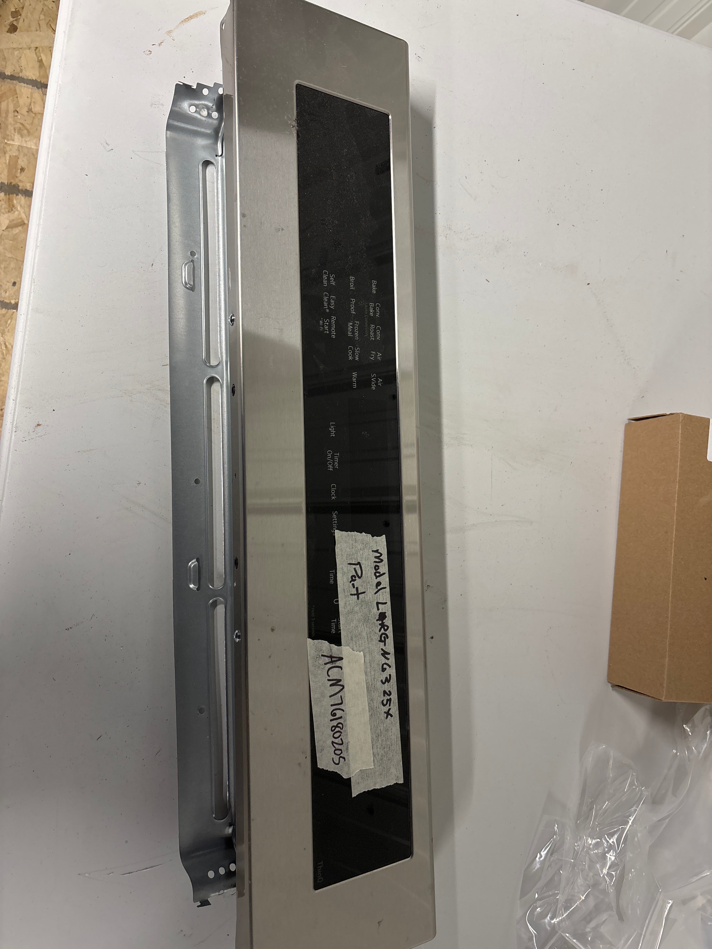 LG Gas Range Oven Control Panel ACM76180205