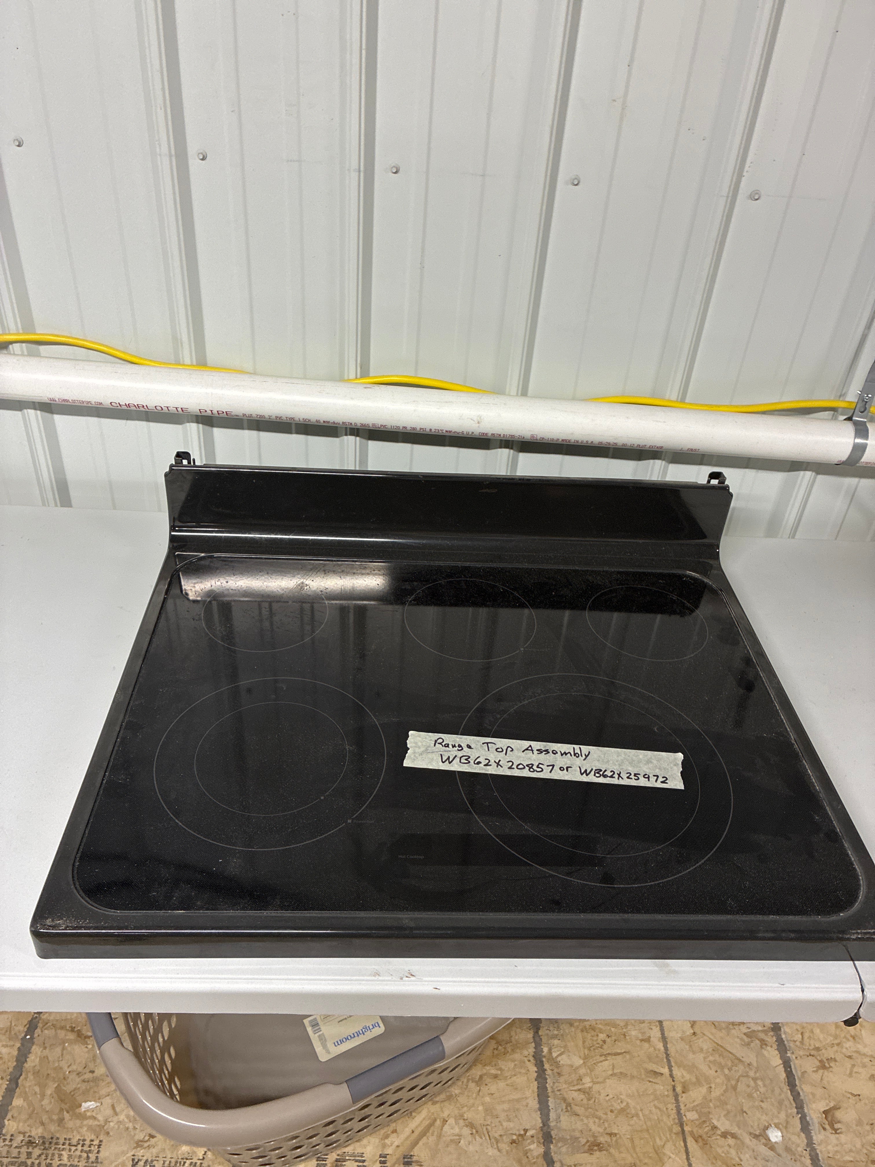 GE Range Glass Top WB62X20857 OR WB62X25972