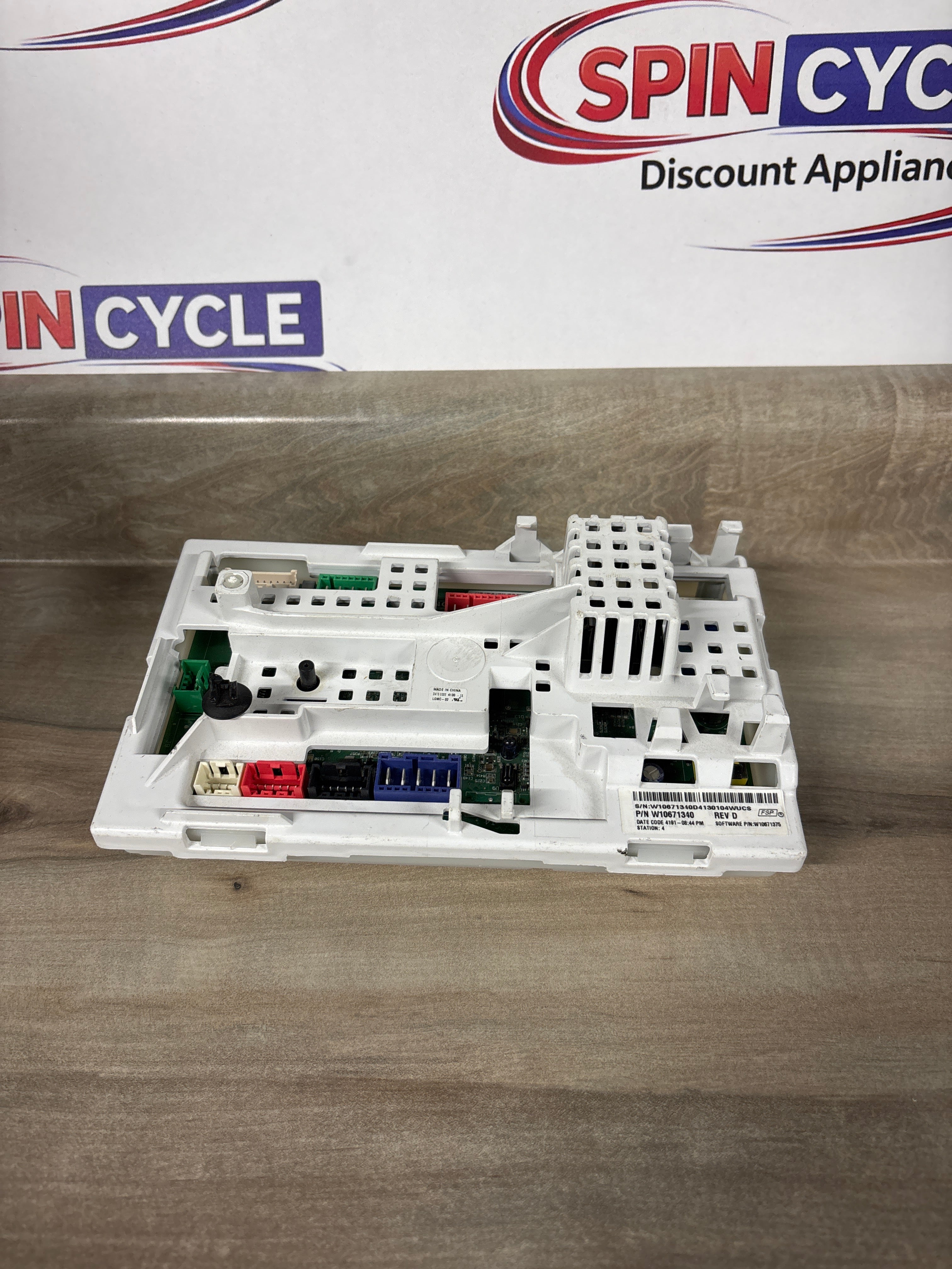 Whirlpool Washer Control Board W10671340