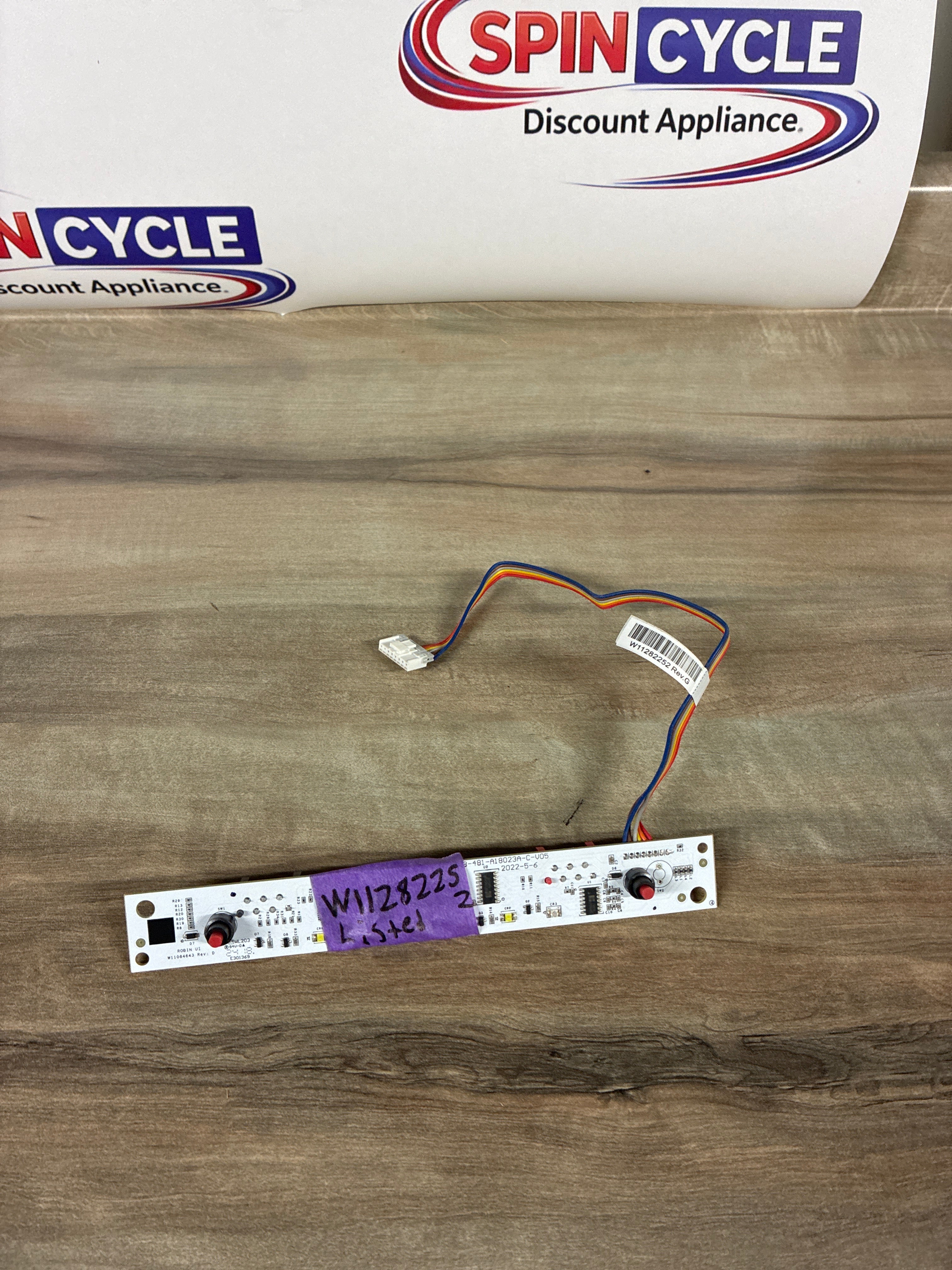 Whirlpool LED Control Board W11282252