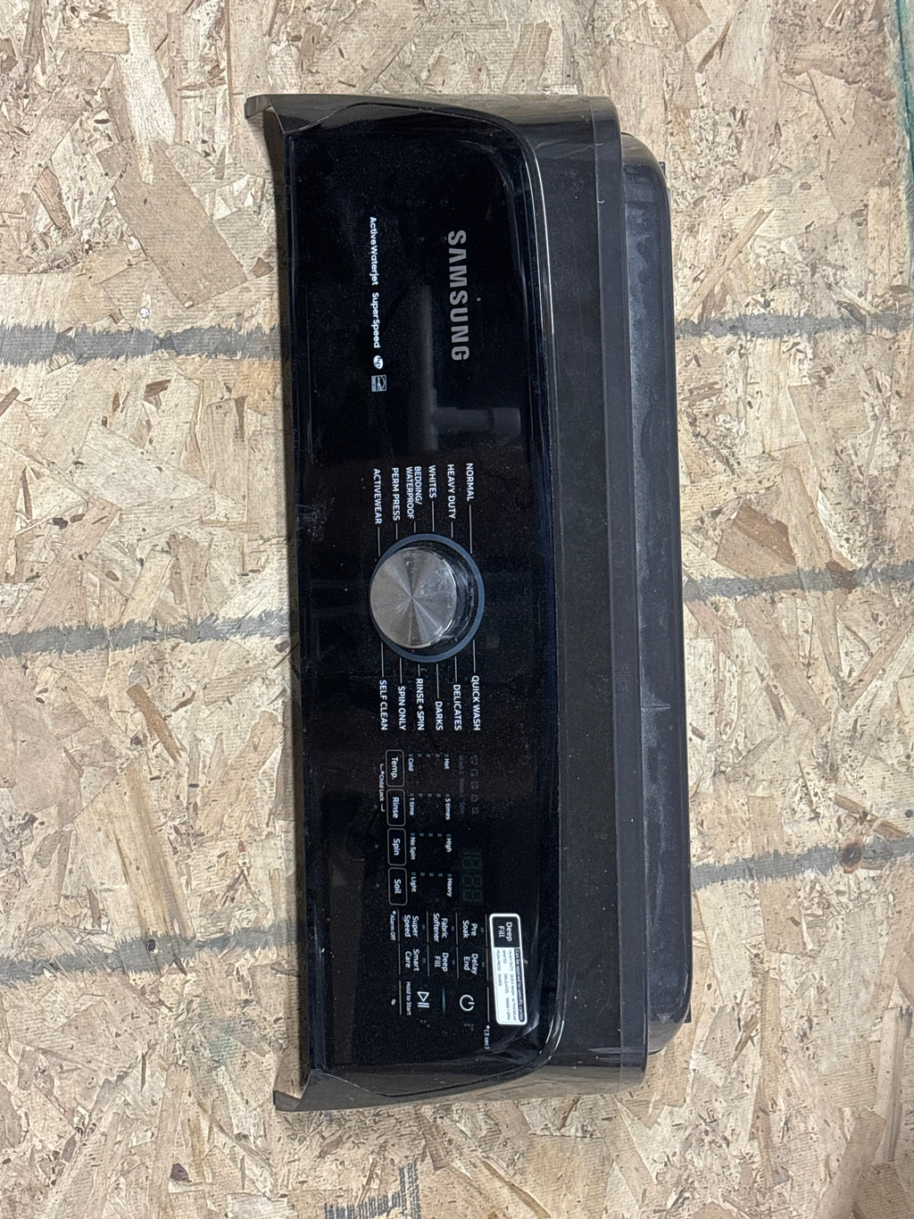 Samsung Washer Control Panel Assembly DC90-27228E