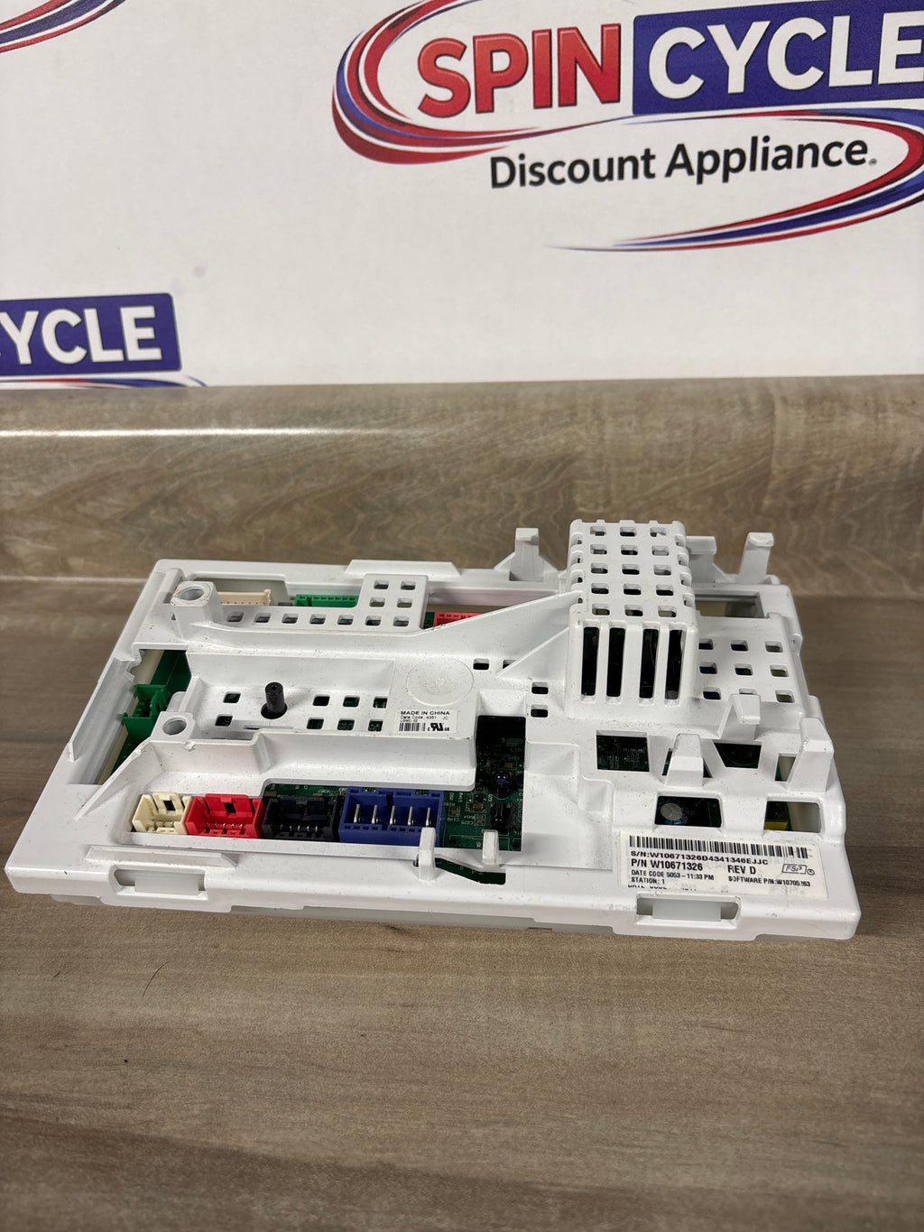 Whirlpool Washer Control Board W10671326