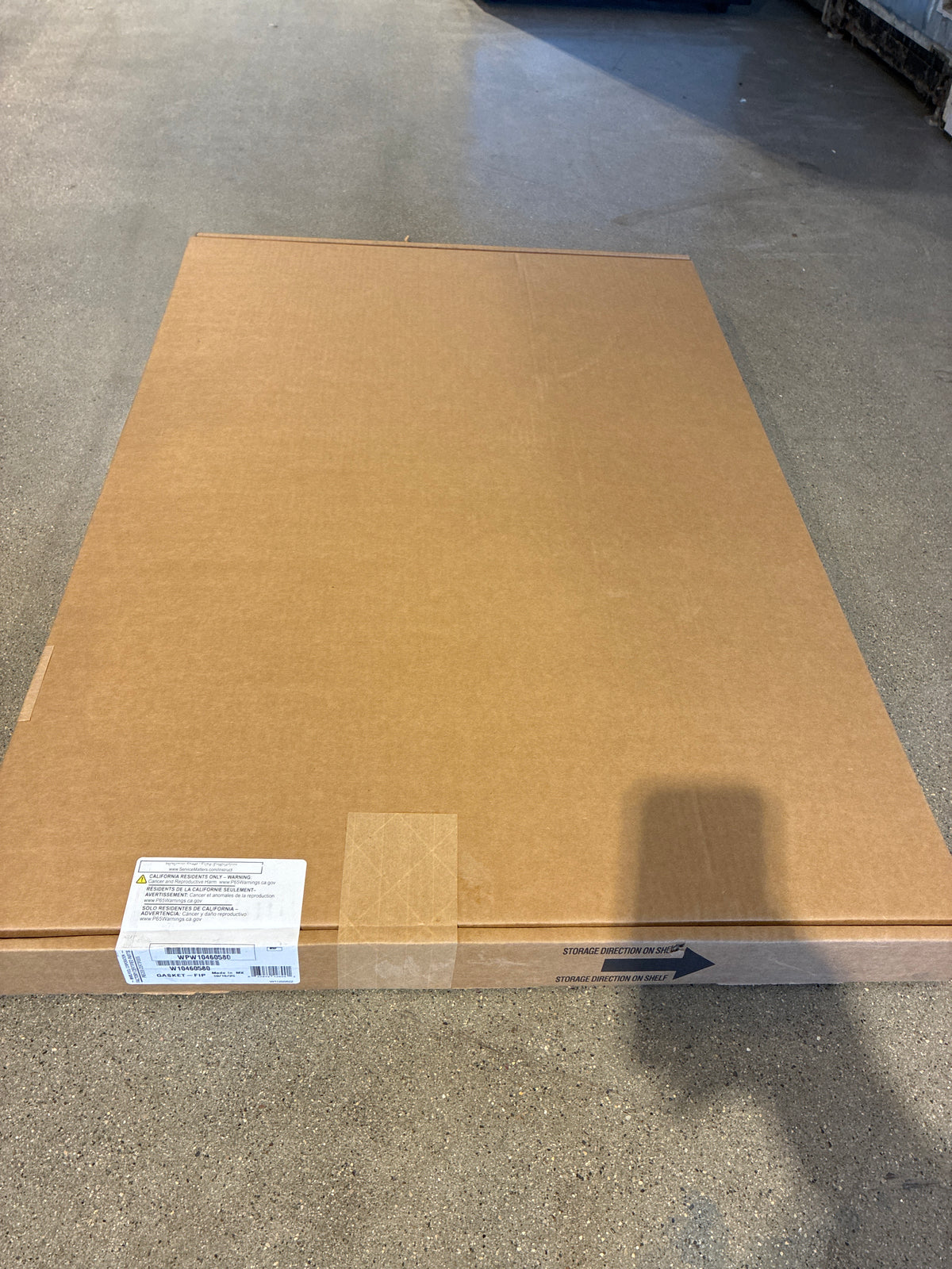 Brand new in box Whirlpool Door Gasket Seal WPW10460580. w10460580