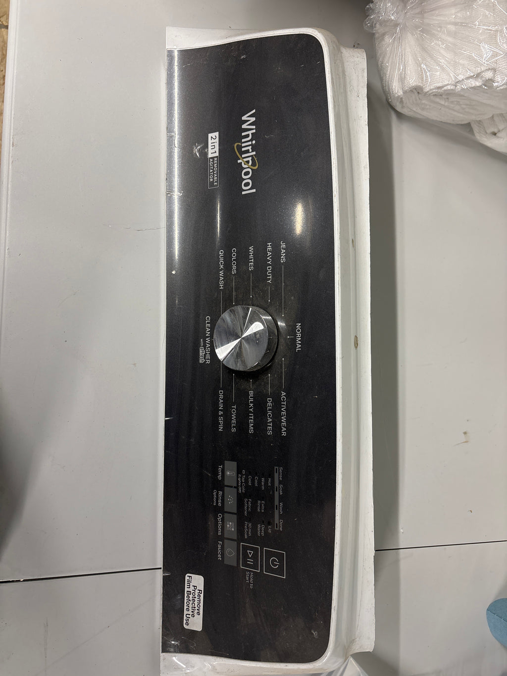 Whirlpool Washer Control Panel W11394051