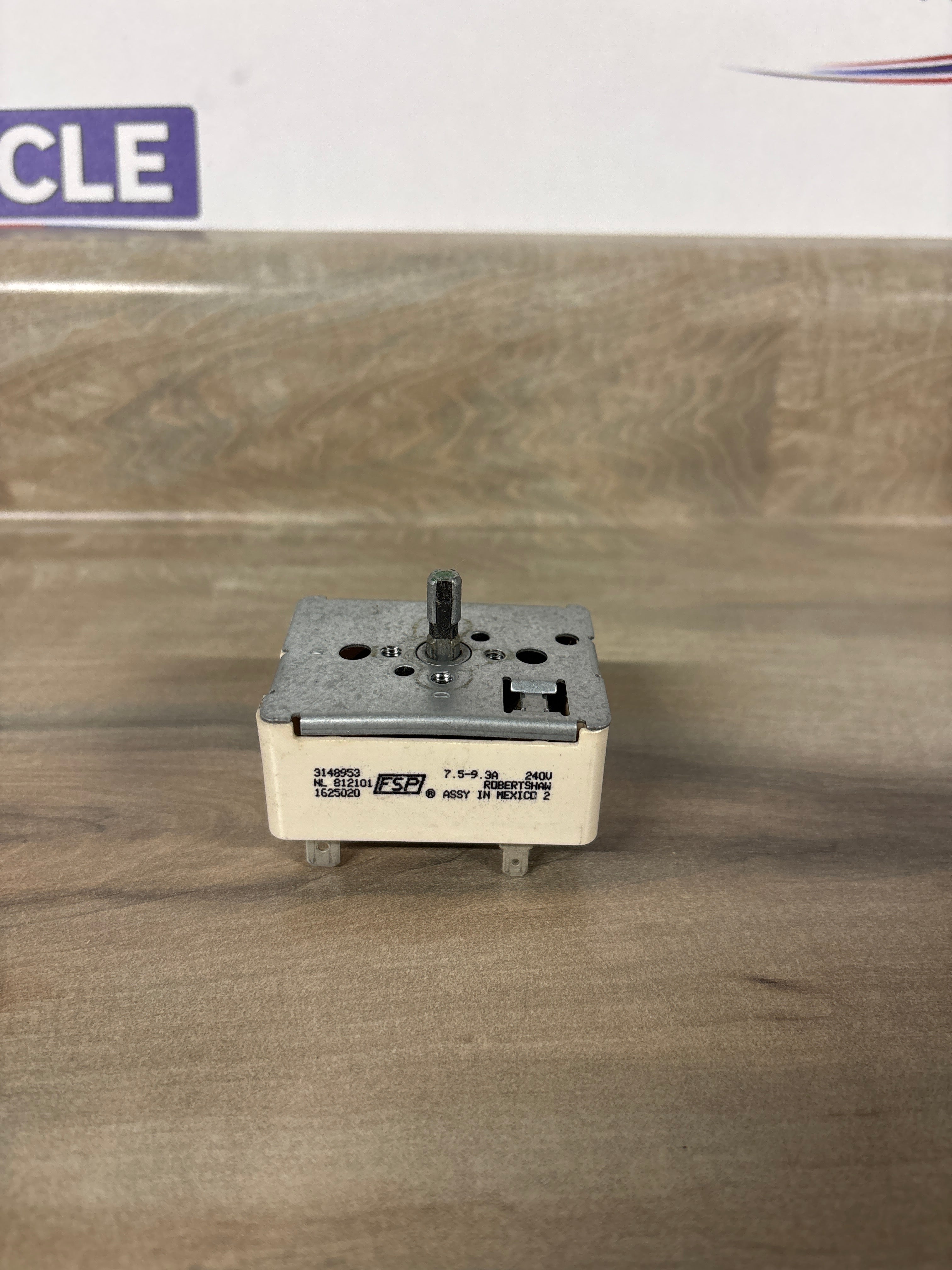 Whirlpool Range Infinite Control Switch 3148953