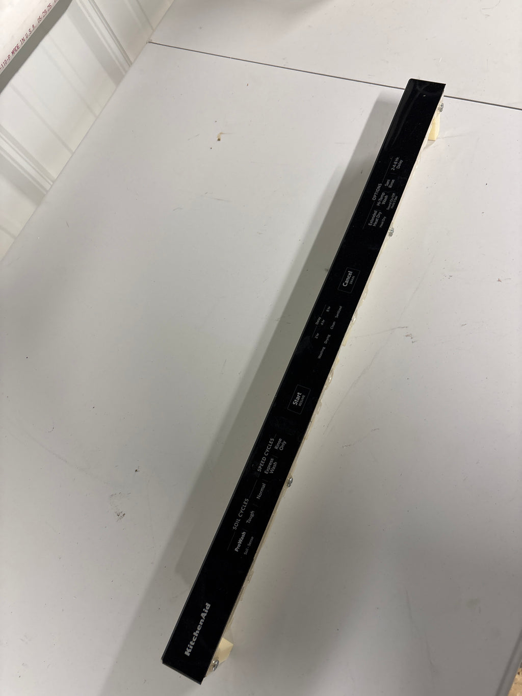 KitchenAid Dishwasher Front Display Control W11481723