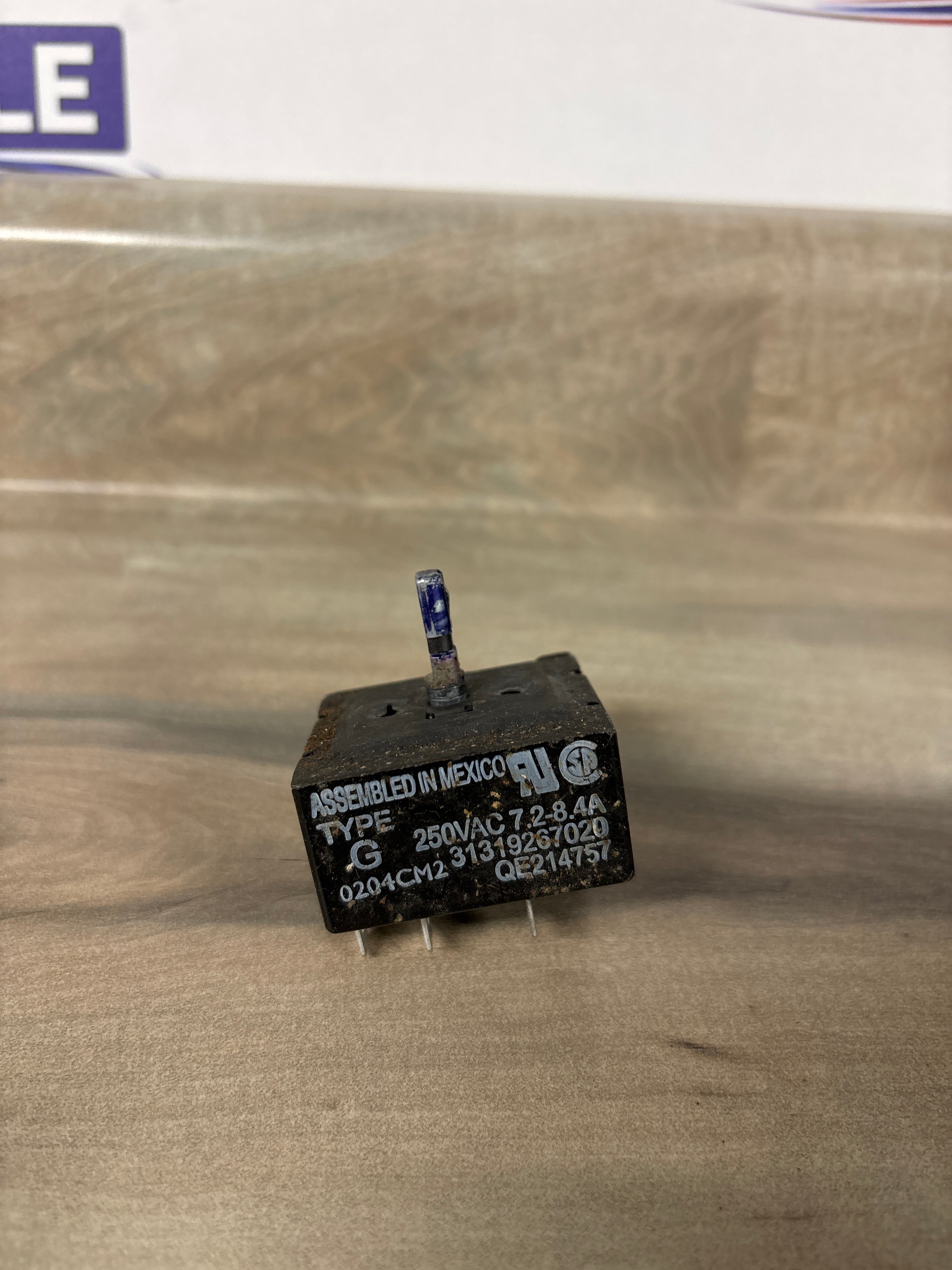 Whirlpool Range Oven Surface Element Switch 31319267020