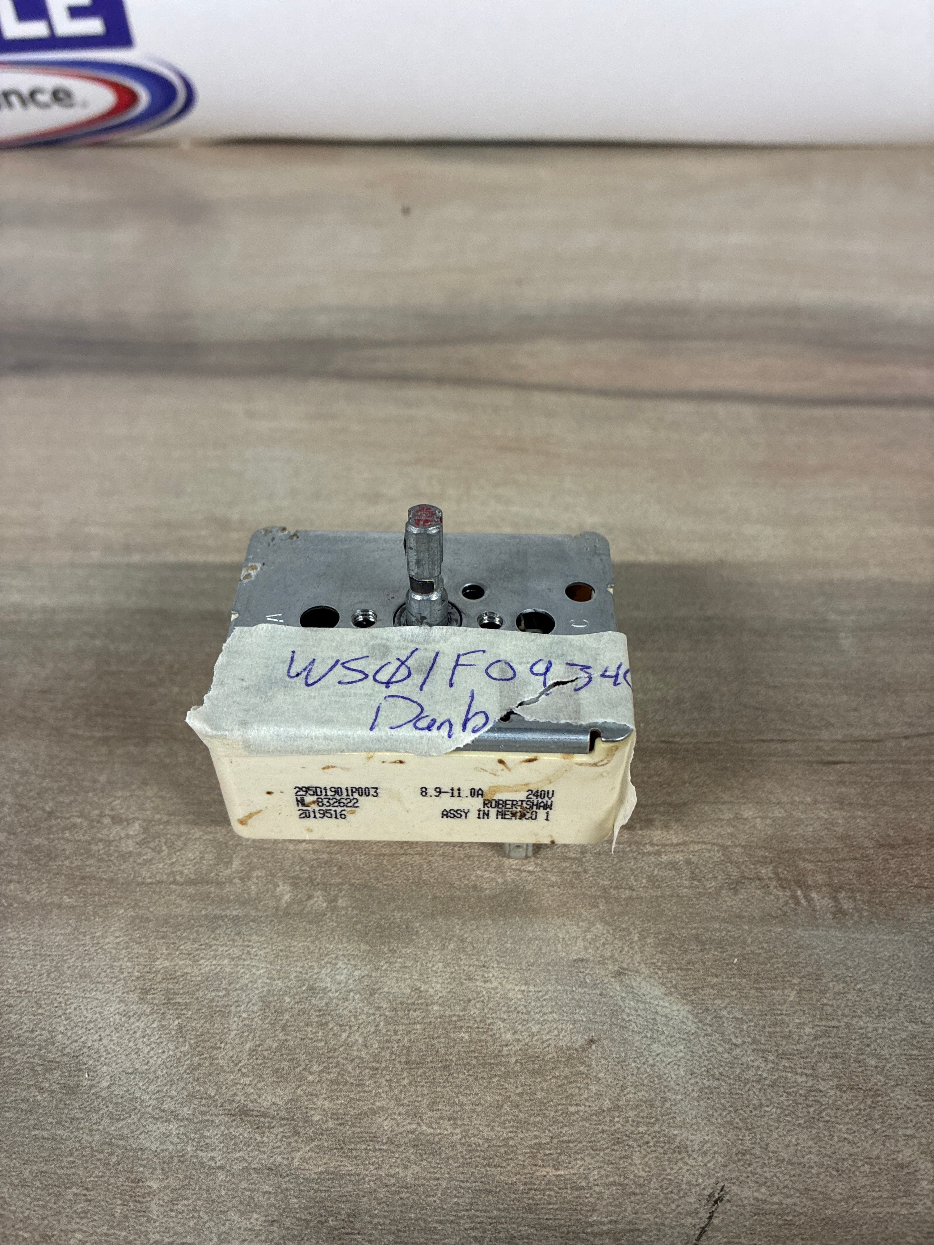 Danby 20” Stove Parts WS01F09340. 295D1901P003