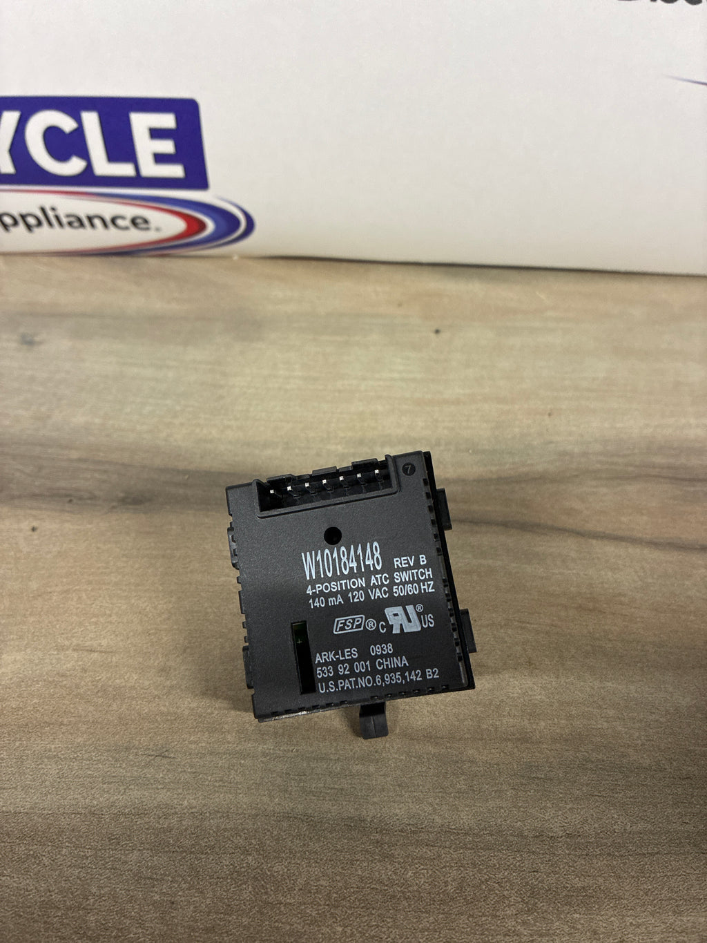 Whirlpool Water Level Switch W10184148