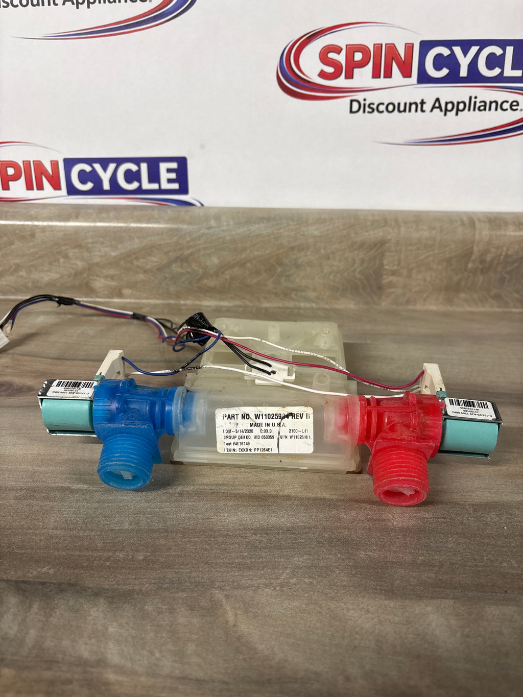 Whirlpool Washer Water Inlet Valve W11025981